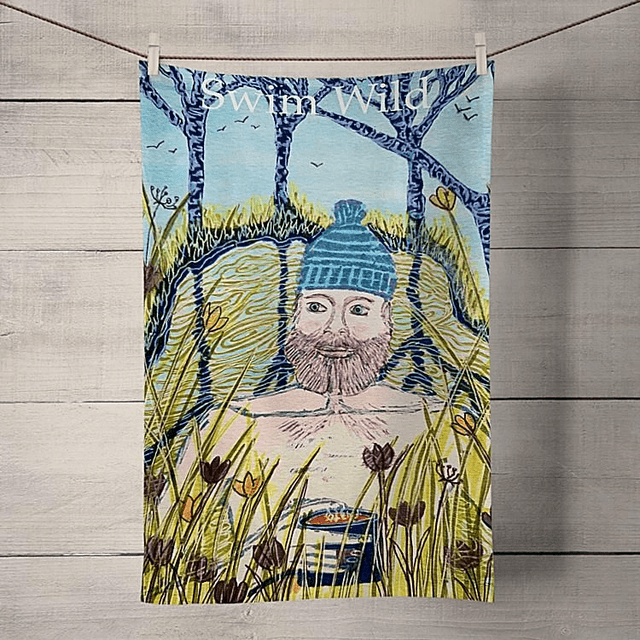 Tea Towel, Spring Swim Wild